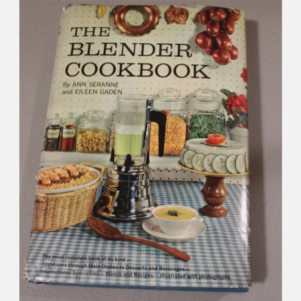 The Blender Cookbook 1961 Hardcover Vintage Recipes Cooking with Dust Jacket